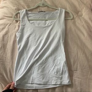 White Zara tank